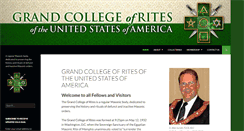 Desktop Screenshot of grandcollegeofrites.org